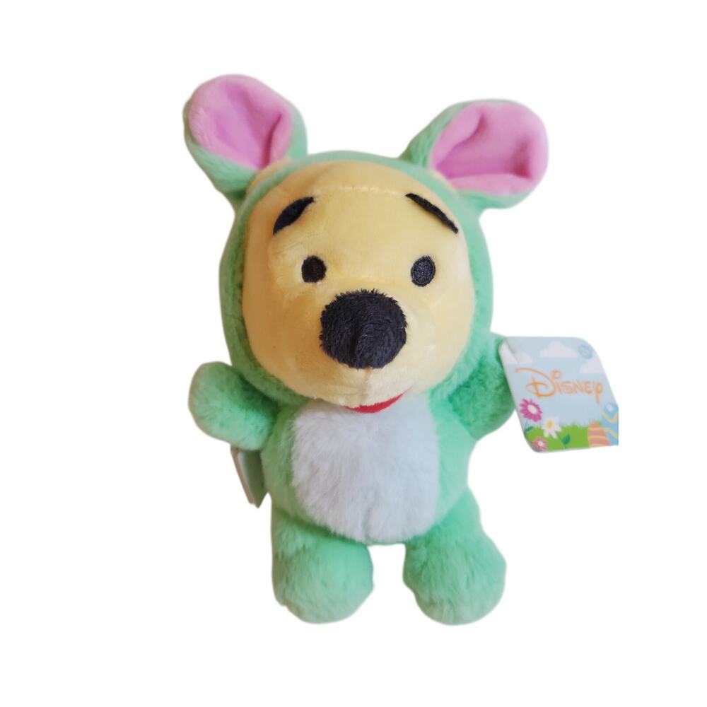 Disney Plush - Winnie the Pooh in Bunny Suit Clip Plush - 7"